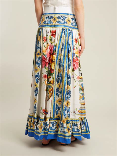 dolce gabbana maiolica top|dolce gabbana majolica skirt.